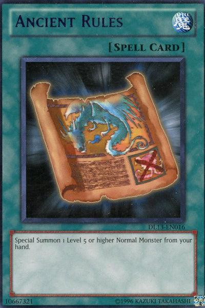 Ancient Rules (Purple) [DL13-EN016] Rare - Josh's Cards
