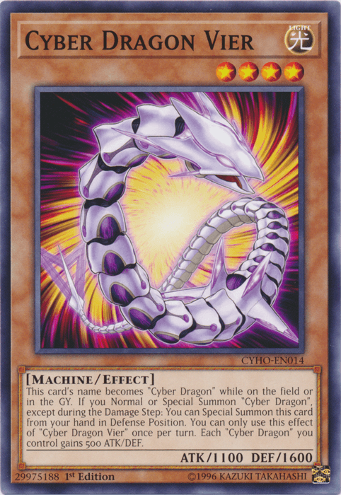 Cyber Dragon Vier [CYHO-EN014] Common - Josh's Cards