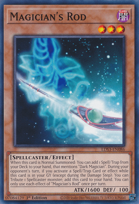 Magician's Rod [LDS3-EN086] Common - Josh's Cards