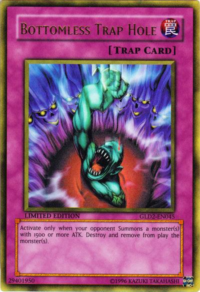 Bottomless Trap Hole [GLD2-EN045] Ultra Rare - Josh's Cards