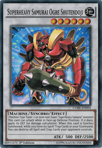 Superheavy Samurai Ogre Shutendoji [CORE-EN094] Super Rare - Josh's Cards