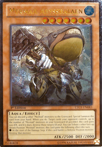 Mermail Abyssbalaen [LTGY-EN083] Ultimate Rare - Josh's Cards