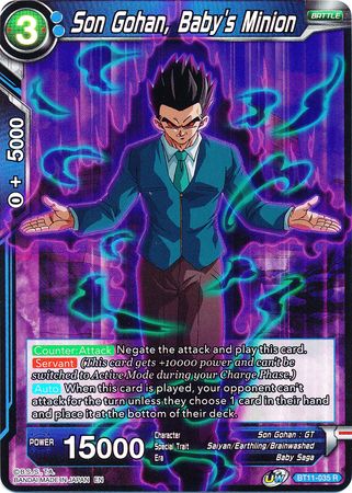 Son Gohan, Baby's Minion (BT11-035) [Vermilion Bloodline 2nd Edition] Parallel Foil