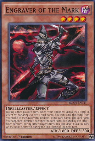 Engraver of the Mark [BOSH-EN041] Common - Josh's Cards