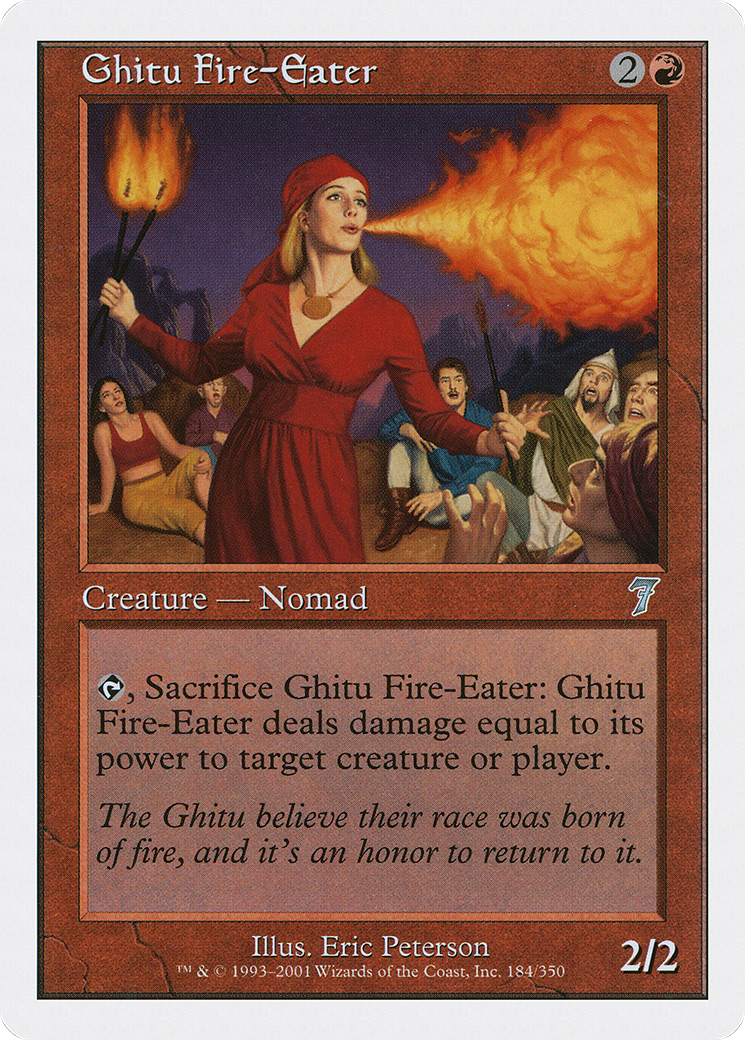 Ghitu Fire-Eater [Seventh Edition] Foil
