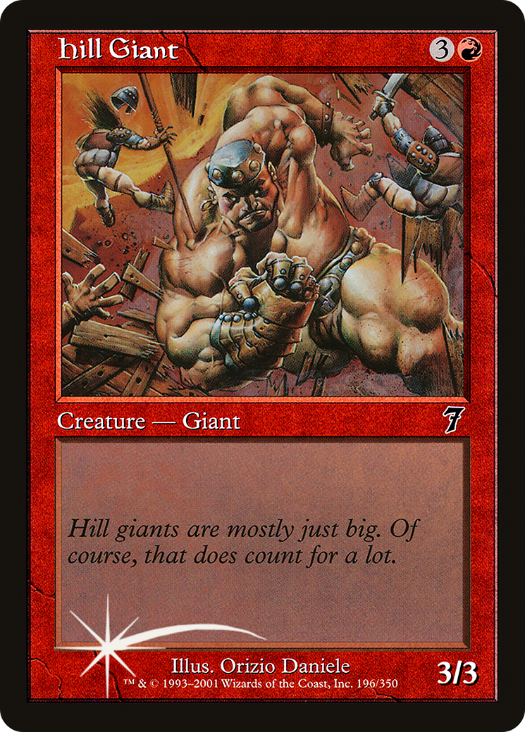 Hill Giant [Seventh Edition] Foil