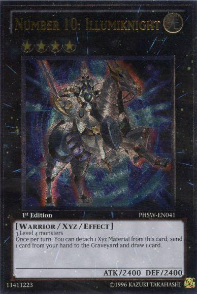 Number 10: Illumiknight [PHSW-EN041] Ultimate Rare - Josh's Cards