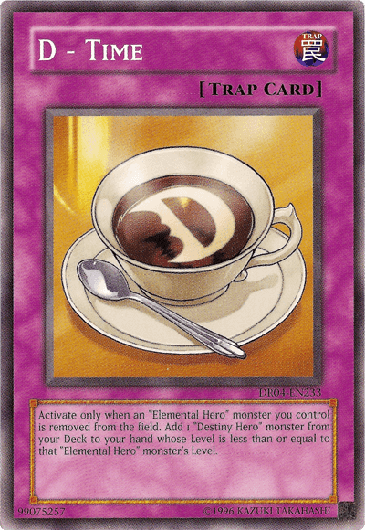 D - Time [DR04-EN233] Common - Josh's Cards