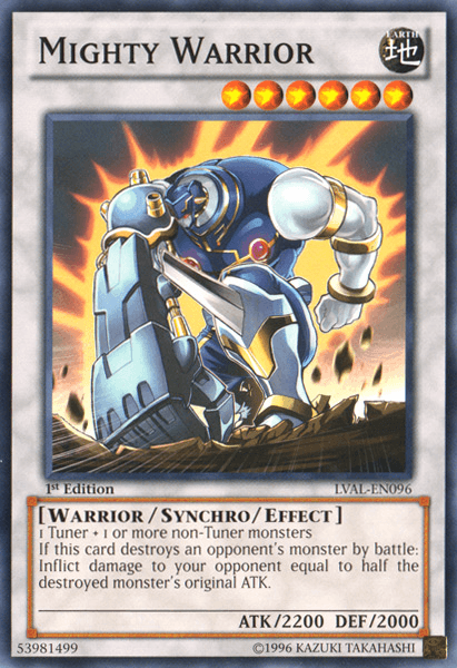 Mighty Warrior [LVAL-EN096] Common - Josh's Cards
