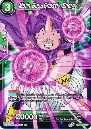 Majin Buu, Ghastly Energy (BT11-070) [Vermilion Bloodline 2nd Edition] Parallel Foil