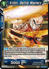 Krillin, Battle Mastery (BT9-028) [Universal Onslaught Prerelease Promos] Parallel Foil