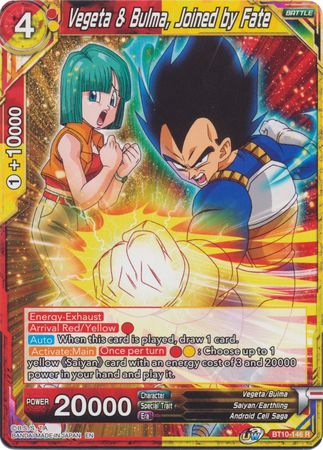 Vegeta & Bulma, Joined by Fate (BT10-146) [Rise of the Unison Warrior] Parallel Foil