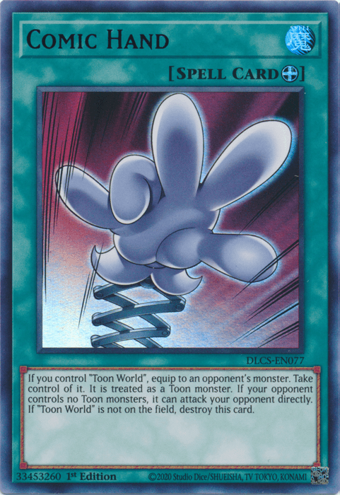 Comic Hand (Purple) [DLCS-EN077] Ultra Rare - Josh's Cards