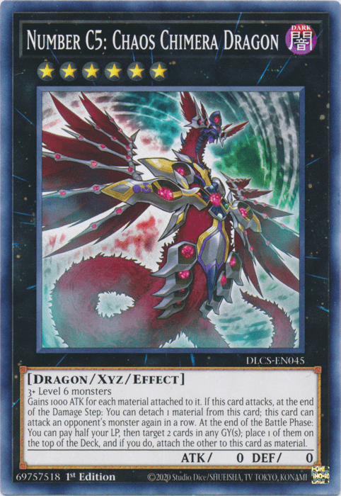 Number C5: Chaos Chimera Dragon [DLCS-EN045] Common - Josh's Cards