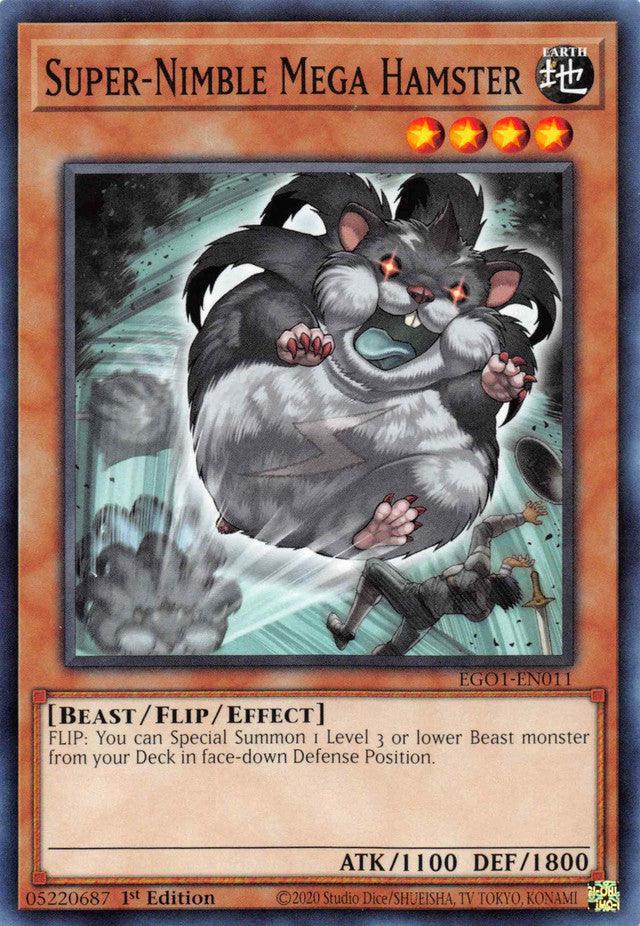 Super-Nimble Mega Hamster [EGO1-EN011] Common - Josh's Cards