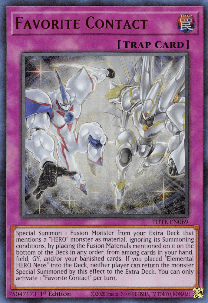 Favorite Contact [POTE-EN069] Ultra Rare - Josh's Cards