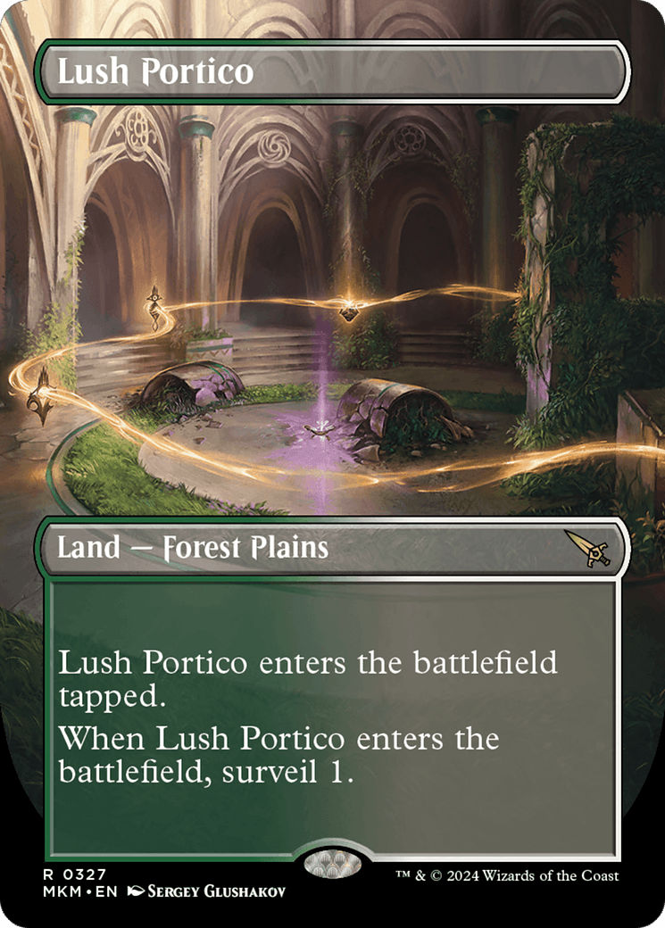 Lush Portico (Borderless) [Murders at Karlov Manor] - Josh's Cards