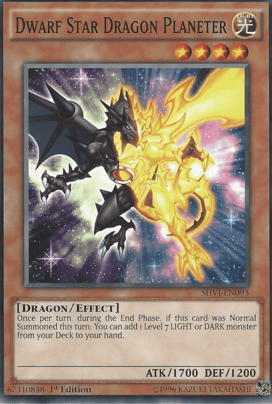 Dwarf Star Dragon Planeter [SHVI-EN093] Common - Josh's Cards
