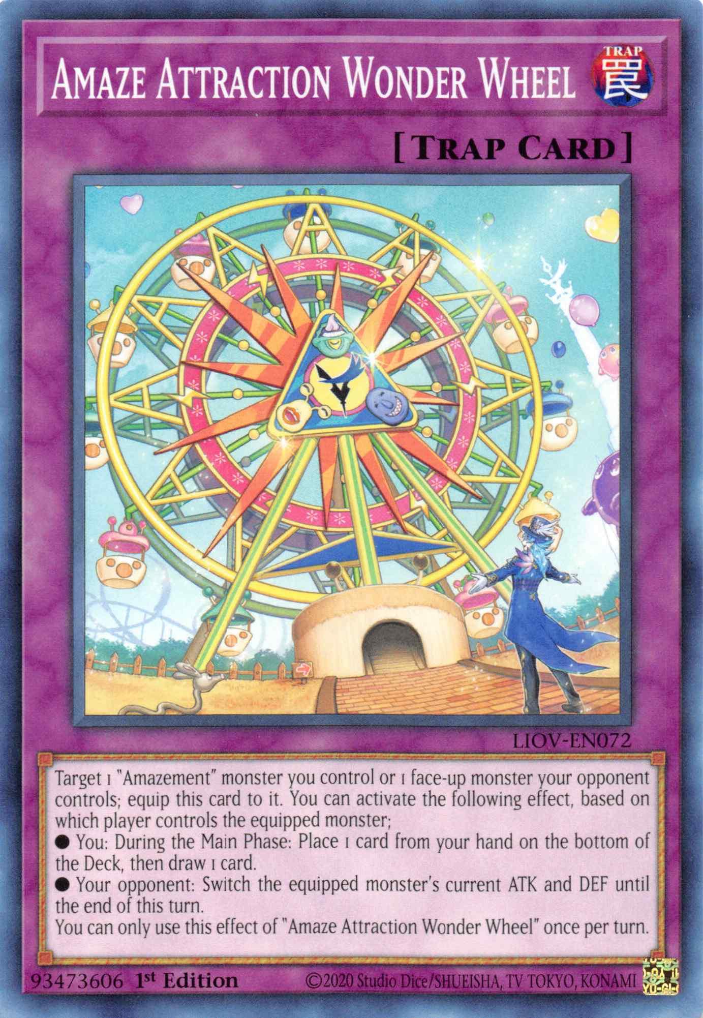 Amaze Attraction Wonder Wheel [LIOV-EN072] Common - Josh's Cards