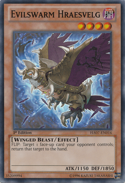 Evilswarm Hraesvelg [HA07-EN016] Super Rare - Josh's Cards