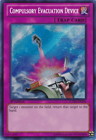 Compulsory Evacuation Device [LCYW-EN291] Secret Rare - Josh's Cards
