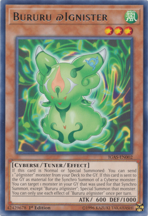 Bururu @Ignister [IGAS-EN002] Rare - Josh's Cards