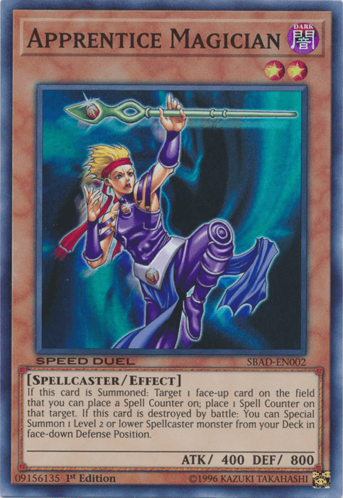 Apprentice Magician [SBAD-EN002] Super Rare - Josh's Cards