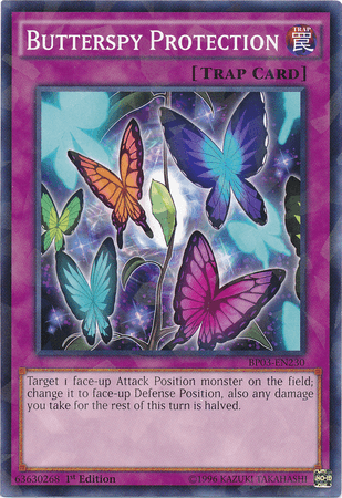 Butterspy Protection [BP03-EN230] Shatterfoil Rare - Josh's Cards