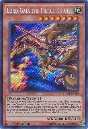 Lord Gaia the Fierce Knight [MVP1-ENS50] Secret Rare - Josh's Cards