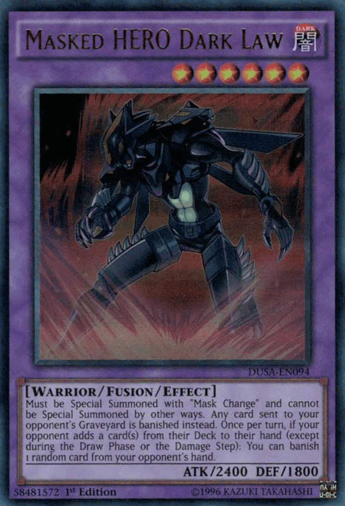 Masked Hero Dark Law [DUSA-EN094] Ultra Rare - Josh's Cards
