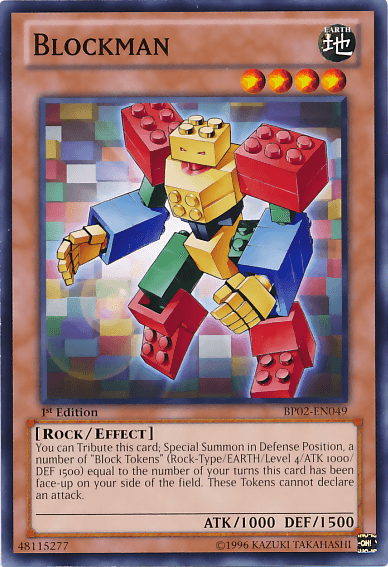 Blockman [BP02-EN049] Mosaic Rare - Josh's Cards