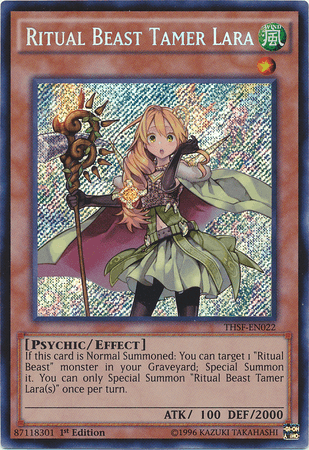Ritual Beast Tamer Lara [THSF-EN022] Secret Rare - Josh's Cards
