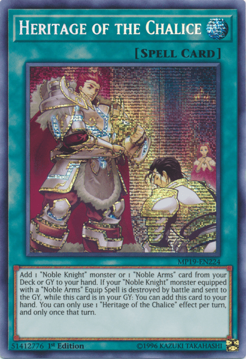 Heritage of the Chalice [MP19-EN224] Prismatic Secret Rare - Josh's Cards