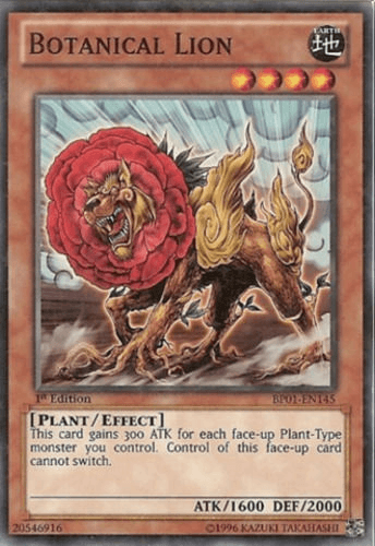 Botanical Lion [BP01-EN145] Starfoil Rare - Josh's Cards