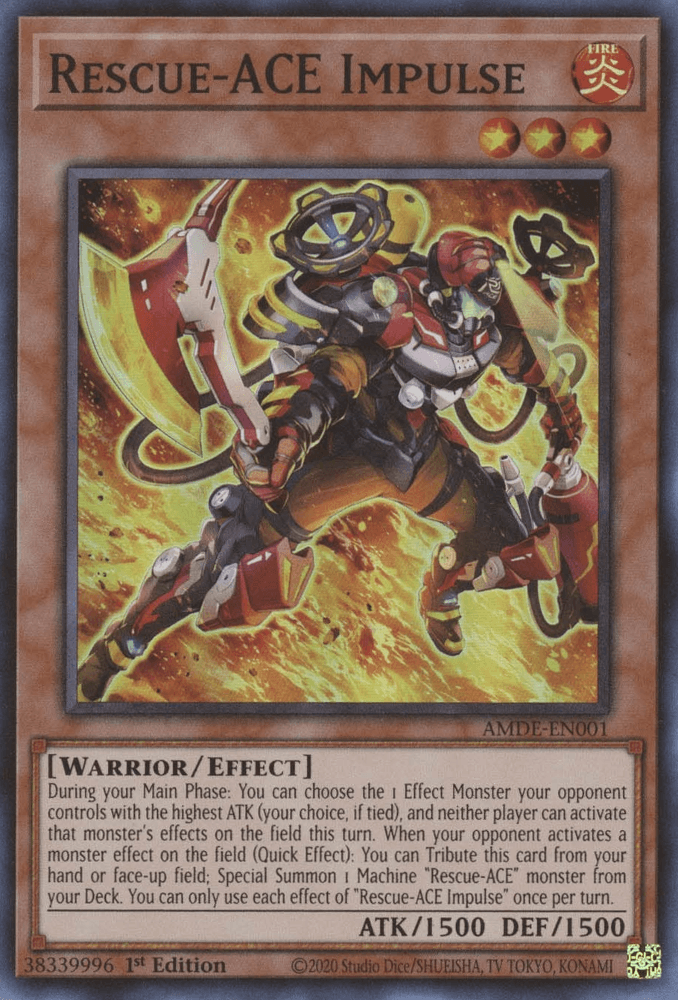Rescue-ACE Impulse [AMDE-EN001] Super Rare - Josh's Cards