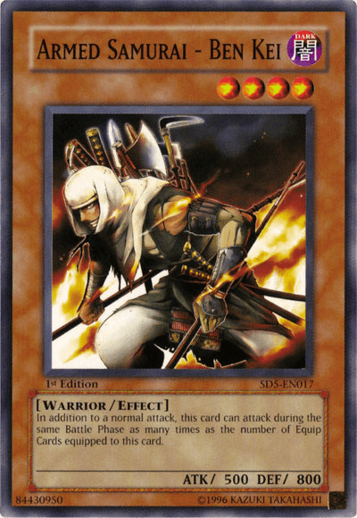 Armed Samurai - Ben Kei [SD5-EN017] Common - Josh's Cards