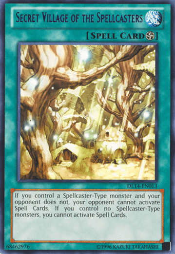 Secret Village of the Spellcasters (Purple) [DL14-EN013] Rare - Josh's Cards