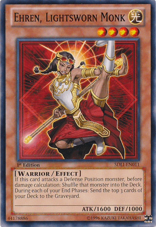 Ehren, Lightsworn Monk [SDLI-EN011] Common - Josh's Cards