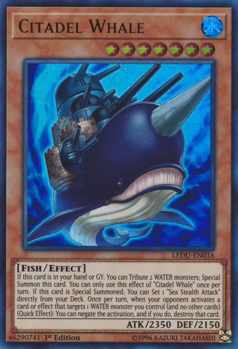 Citadel Whale [LEDU-EN016] Ultra Rare - Josh's Cards