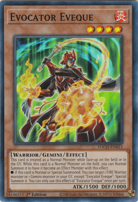 Evocator Eveque [TOCH-EN015] Super Rare - Josh's Cards