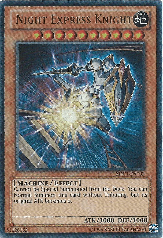 Night Express Knight [ZDC1-EN002] Ultra Rare - Josh's Cards