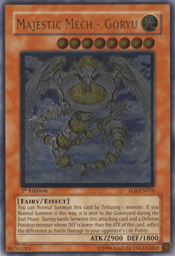 Majestic Mech - Goryu [EOJ-EN016] Ultimate Rare - Josh's Cards