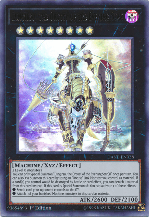 Dingirsu, the Orcust of the Evening Star [DANE-EN038] Ultra Rare - Josh's Cards