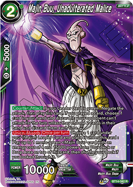 Majin Buu, Unadulterated Malice (BT14-082) [Cross Spirits] Parallel Foil