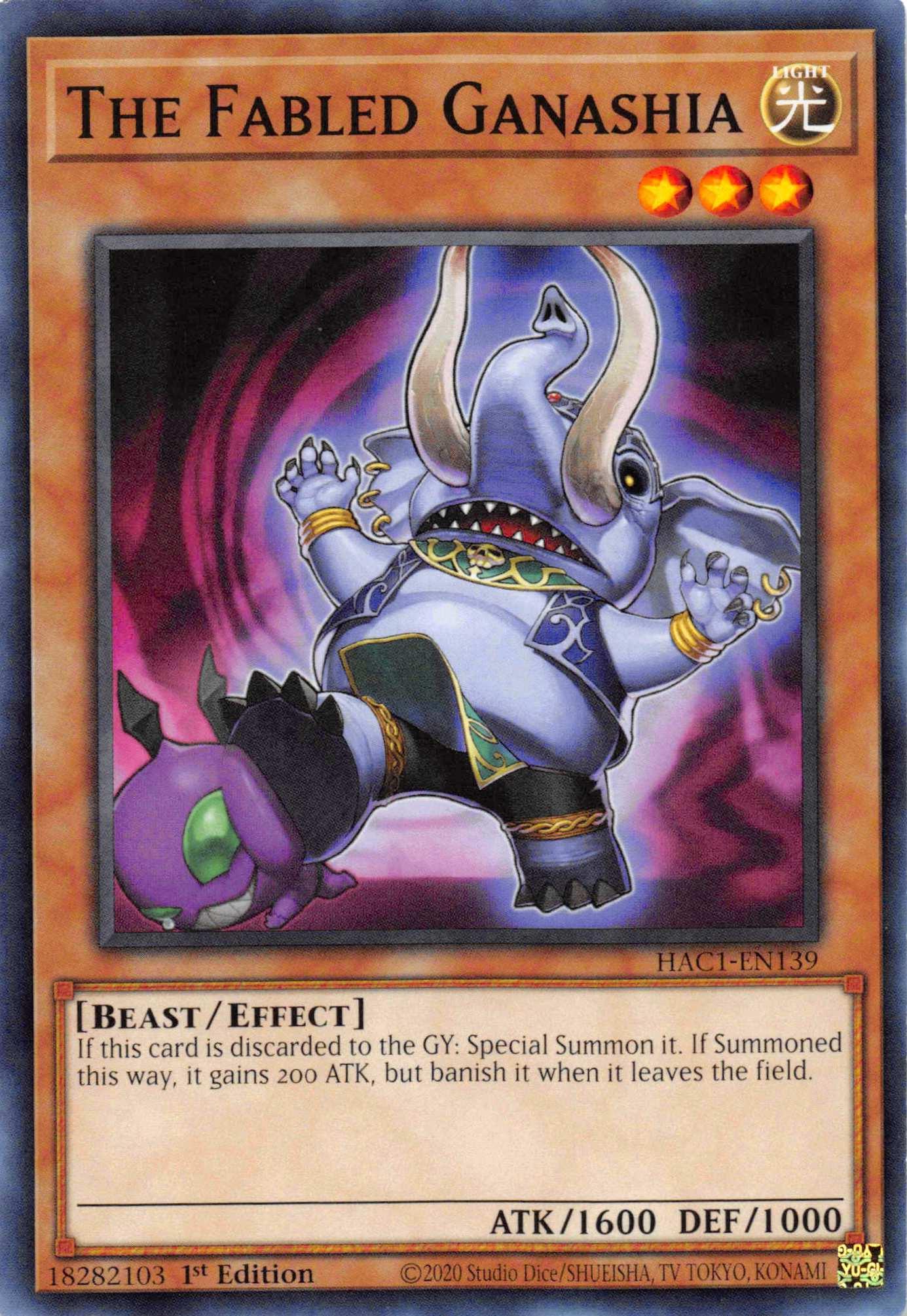The Fabled Ganashia [HAC1-EN139] Common - Josh's Cards