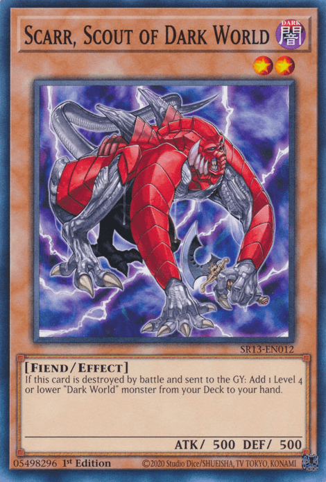 Scarr, Scout of Dark World [SR13-EN012] Common - Josh's Cards