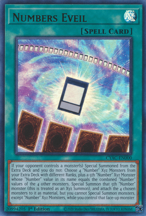 Numbers Eveil [CYAC-EN000] Ultra Rare - Josh's Cards