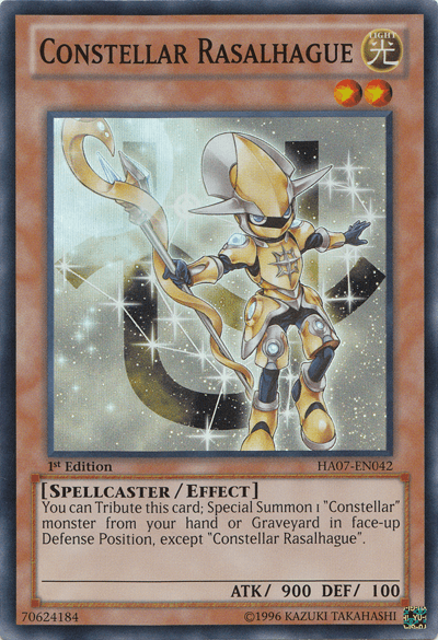 Constellar Rasalhague [HA07-EN042] Super Rare - Josh's Cards
