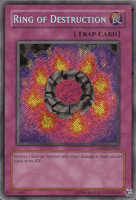 Ring of Destruction [RP02-EN066] Secret Rare - Josh's Cards