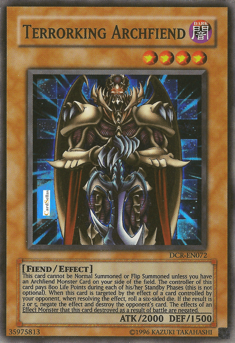 Terrorking Archfiend [DCR-EN072] Super Rare - Josh's Cards